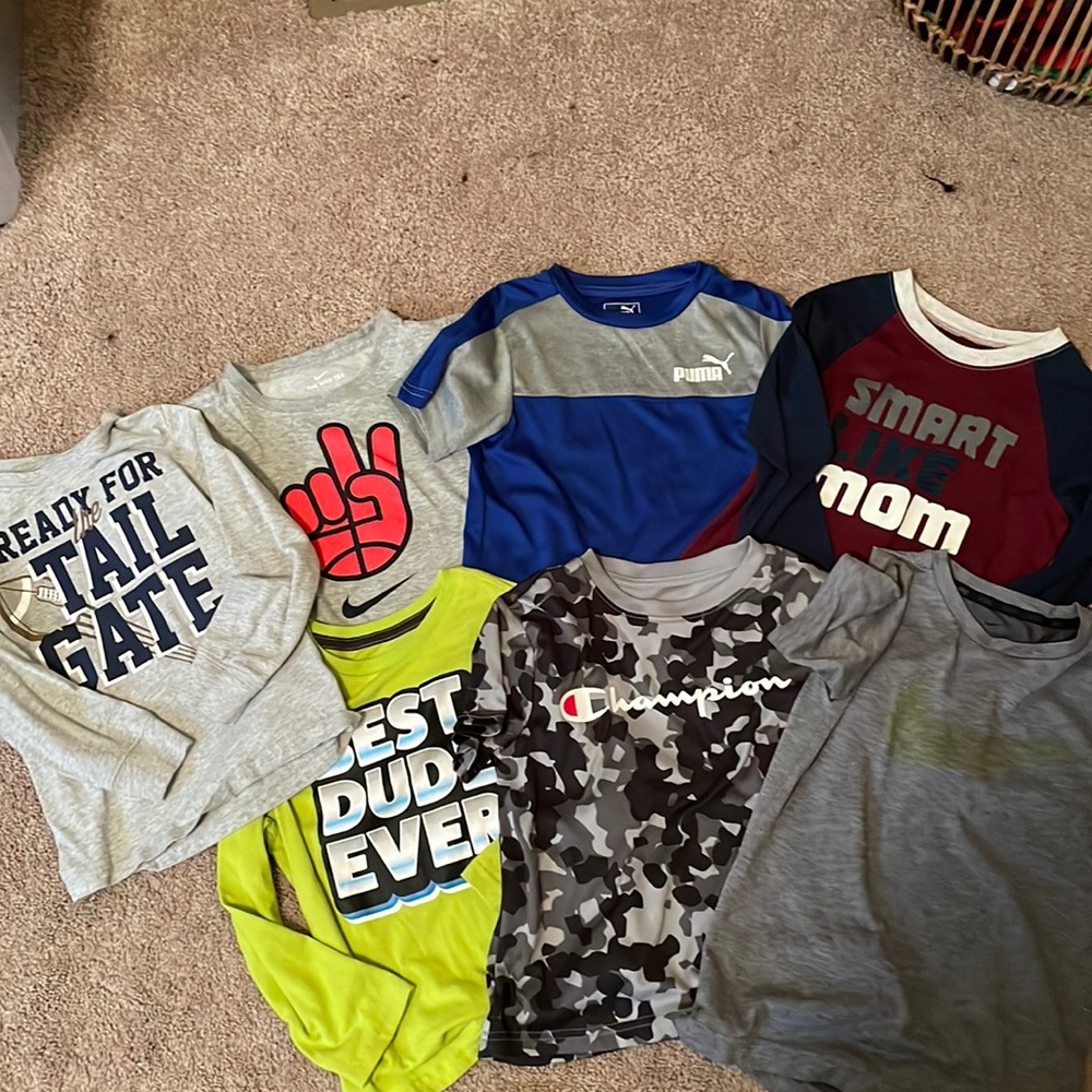 Lot of size 5 boys shirts